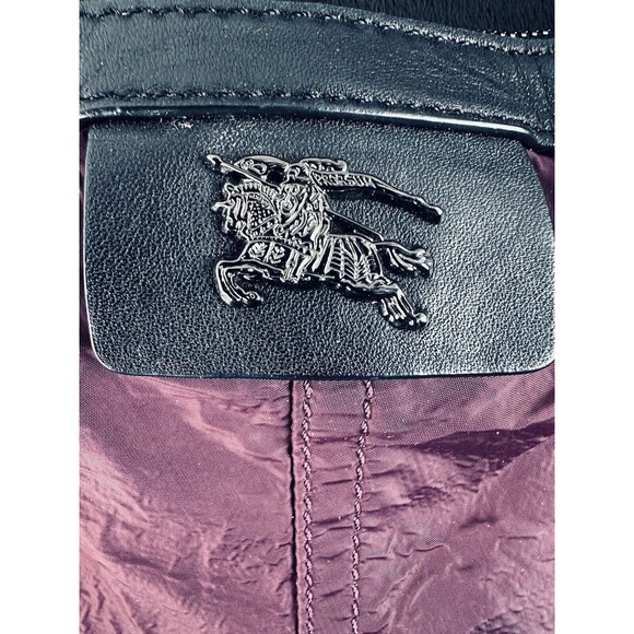 BURBERRY BUCKLEIGH NYLON PURPLE TOTE BAG* - Picture 10 of 16